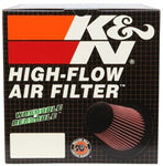 K&N Universal Chrome Round Tapered Air Filter 6in Flange ID x 7.5in Base OD x 5.875in Top OD x 6in H