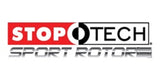 StopTech Power Slot 16-17 Volvo XC90 Slotted & Drilled Front Right Rotor