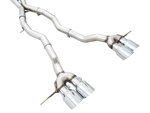 AWE Track Edition Catback Exhaust for BMW G8X M3/M4 - Chrome Silver Tips