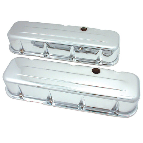 Spectre BB Chevy Tall Valve Cover Set - Chrome