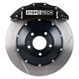 StopTech 10+ Camaro SS Front BBK w/ Black ST-60 Calipers Slotted 355x32mm Rotors Pads and SS Line