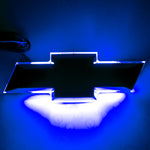 Oracle Illuminated Bowtie - Silver Ice Metallic - Dual Intensity - Blue