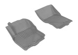3D MAXpider 2005-2019 Nissan Frontier Crew/King Cab Kagu 1st Row Floormat - Gray