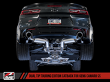 AWE Tuning 16-18 Chevy Camaro SS Resonated Cat-Back Exhaust - Touring Edition (Chrome Silver Tips)