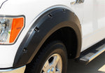 Lund 09-14 Ford F-150 (Ex Raptor) RX-Rivet Style Textured Elite Series Fender Flares - Black (2 Pc.)