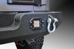 DV8 Offroad 07-18 Jeep Wrangler JK Full Length Rear Bumper w/ Light Holes