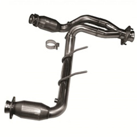 Kooks 09-10 Ford F-150/ Ford Raptor 5.4L 3V 2 1/2in x 2 1/2in OEM Exhaust GREEN Cat Y Pipe