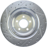 StopTech Select Sport 13-14 Dodge Challenger SRT8 Drilled and Slotted Rear Left Brake Rotor