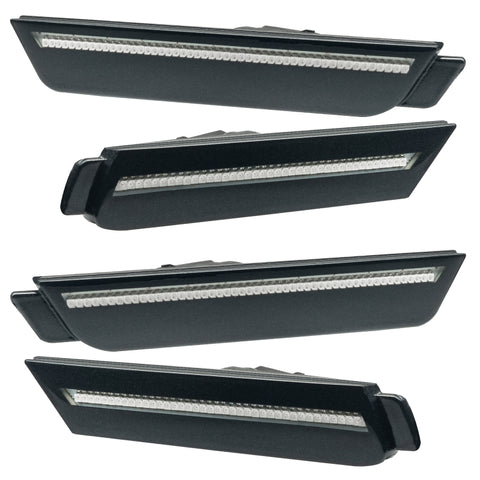 Oracle 10-15 Chevy Camaro Concept Sidemarker Set - Clear - Carbon Flash Metallic (GAR501)