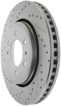 StopTech 07-17 Lincoln Navigator / Ford Expedition Sport Slotted & Drilled Right Front Brake Rotor