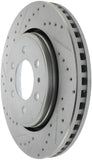 StopTech 07-17 Lincoln Navigator / Ford Expedition Sport Slotted & Drilled Right Front Brake Rotor