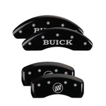 MGP 4 Caliper Covers Engraved Front Buick Rear Black Finish Silver Char 2002 Buick LeSabre