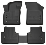 Husky Liners 18-19 Volkswagen Atlas Weatherbeater Black Front & 2nd Seat Floor Liners