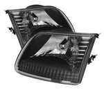 Xtune Ford F150 97-03 / Expedition 97-02 Crystal Headlights Black HD-JH-FF15097-BK