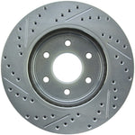 StopTech Select Sport 05-15 Nissan Xterra / 05-12 Pathfinder Slotted and Drilled Left Front Rotor