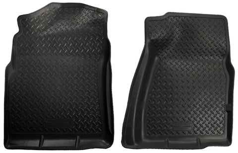 Husky Liners 07-12 Chevrolet Silverado/GMC Sierra Regular Cab Classic Style Black Floor Liners