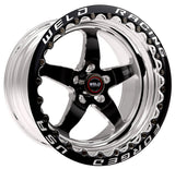 Weld S71 17x10.5 / 5x120mm BP / 8.8in. BS Black Wheel (Medium Pad) - Black Single Beadlock MT