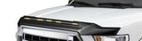 AVS 2019 Chevy Silverado 1500 Aeroskin Low Profile Hood Shield w/ Lights - Black