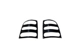 AVS 99-02 Chevy Silverado 1500 Fleetside Slots Tail Light Covers - Black