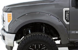 Bushwacker 17-18 Ford F-250 Super Duty Pocket Style Flares 4pc - Magnetic Grey