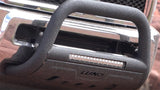 Lund 07-17 Jeep Wrangler Bull Bar w/Light & Wiring - Black