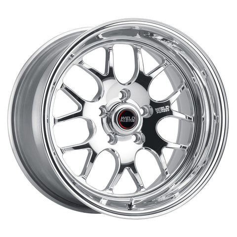 Weld S77 18x10 / 5x115mm BP / 5.1in. BS Polished Wheel (High Pad) - Non-Beadlock