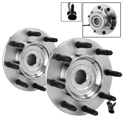 xTune Wheel Bearing and Hub 4WD Chevy Silverado 2500HD 99-04 - Front Left and Right BH-515058-58