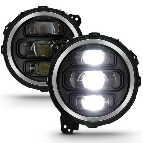 ANZO 2018-2019 Jeep Wrangler Full Led Projector?H.L Black