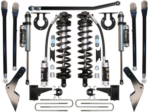 ICON 08-10 Ford F-250/F-350 4-5.5in Stage 4 Coilover Conversion System