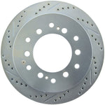 StopTech Select Sport 08-09 Toyota FJ Crusier SportStop Slotted & Drilled Right Rear Rotor