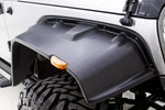 Lund 07-17 Jeep Wrangler FX-Flat Smooth Elite Series Fender Flares w/Black Bolts - Black (4 Pc.)