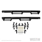 Westin 07-18 Jeep Wrangler JKU 4dr. HDX Stainless Drop Nerf Step Bars - Tex. Blk