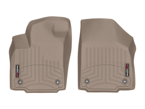 WeatherTech 2009 Hyundai Santa Fe w/ Driver Side Dual Floor Posts Front FloorLiner - Tan