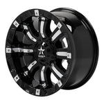 RBP 94R 18x10 8x170 BP / 5.5 BS 0mm Offset 129mm CB (Hub Centric) Black w/Chrome Inserts Wheel