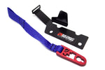 BuiltRight Industries 09-14 Ford F-150 SuperCrew Rear Seat Release - Blue Strap