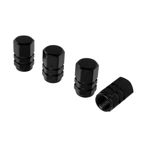 Xtune Tires Valve Stem Cap 4pcs Black ACC-VC01-BK