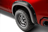 Bushwacker 19-23 Chevrolet Silverado 1500 Pocket Style Fender Flares 4pc - Smooth Black