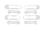 AVS 02-08 Dodge RAM 1500 (w/o Passenger Keyhole) Door Handle Covers (4 Door) 8pc Set - Chrome