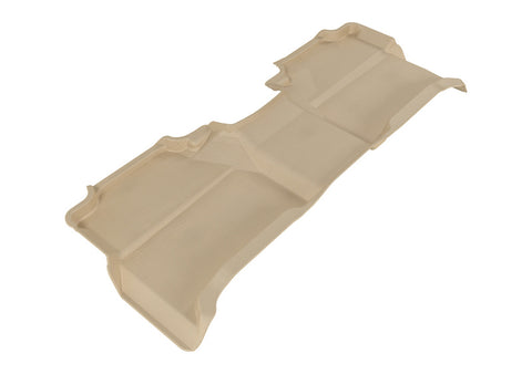 3D MAXpider 2005-2019 Nissan Frontier Crew Cab Kagu 2nd Row Floormats - Tan