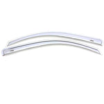 AVS 14-18 Chevy Silverado 1500 Standard Cab Outside Mount Front Window Ventvisor 2pc - Chrome