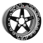 Weld S71 15x10.33 / 5x5 BP / 6.5in. BS Black Wheel (Low Pad) - Black Single Beadlock MT
