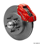 Wilwood Forged Dynalite-M Front Kit 11.5in Red 1 PC Rotor&Hub 58-64 Impala 63-64 Corvette