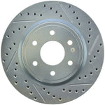 StopTech Select Sport 05-15 Nissan Xterra / 05-12 Pathfinder Slotted and Drilled Left Front Rotor