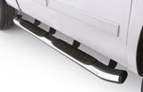 Lund 07-17 Chevy Silverado 1500 Ext. Cab (Excl. 11-17 Diesel) 5in. Oval Bent Nerf Bars - Chrome