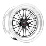 Weld S72 18x7 / 5x115mm BP / 2.1in. BS Black Wheel (High Pad) - Non-Beadlock