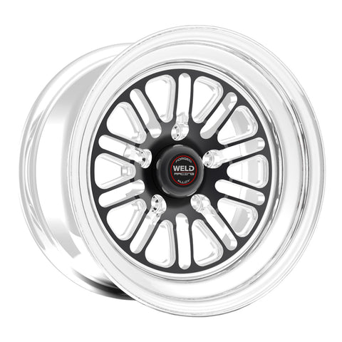 Weld S72 18x7 / 5x115mm BP / 2.1in. BS Black Wheel (High Pad) - Non-Beadlock