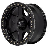 RBP 50R Cobra 18x9.0 5x114.3 BP / 5.5 BS 10mm Offset 78mm CB (Hub Centric) Black w/Black Ring Wheel