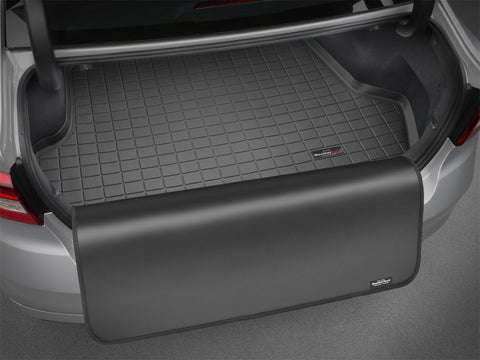 WeatherTech 2017+ Land Rover Discovery Cargo Liners With Bumper Protector - Cocoa