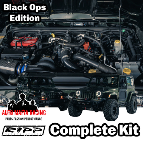 RIPP Superchargers - 2007-2011 JEEP Wrangler Supercharger System - BLACK OPS EDITION