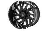 RBP 65R Glock 22x12 5x127 BP / 4.75 BS -44mm Offset 78mm CB (Hub Centric) Gloss Black Wheel